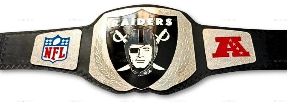 NFL Raiders Championship Belt Adult Size Brass - 3 | Dash Racegear