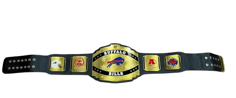 New Buffalo Bills NFL Championship Belt Adult Size 2mm Brass - 5 | Dash Racegear