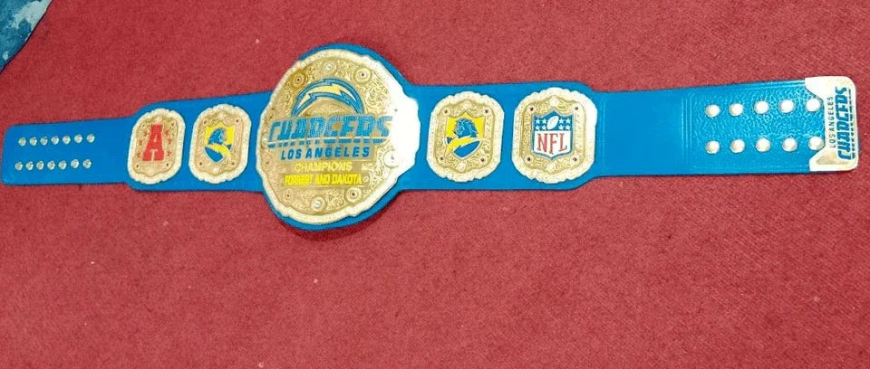 Los Angeles Chargers NFL championship Title Belt - 2 | Dash Racegear