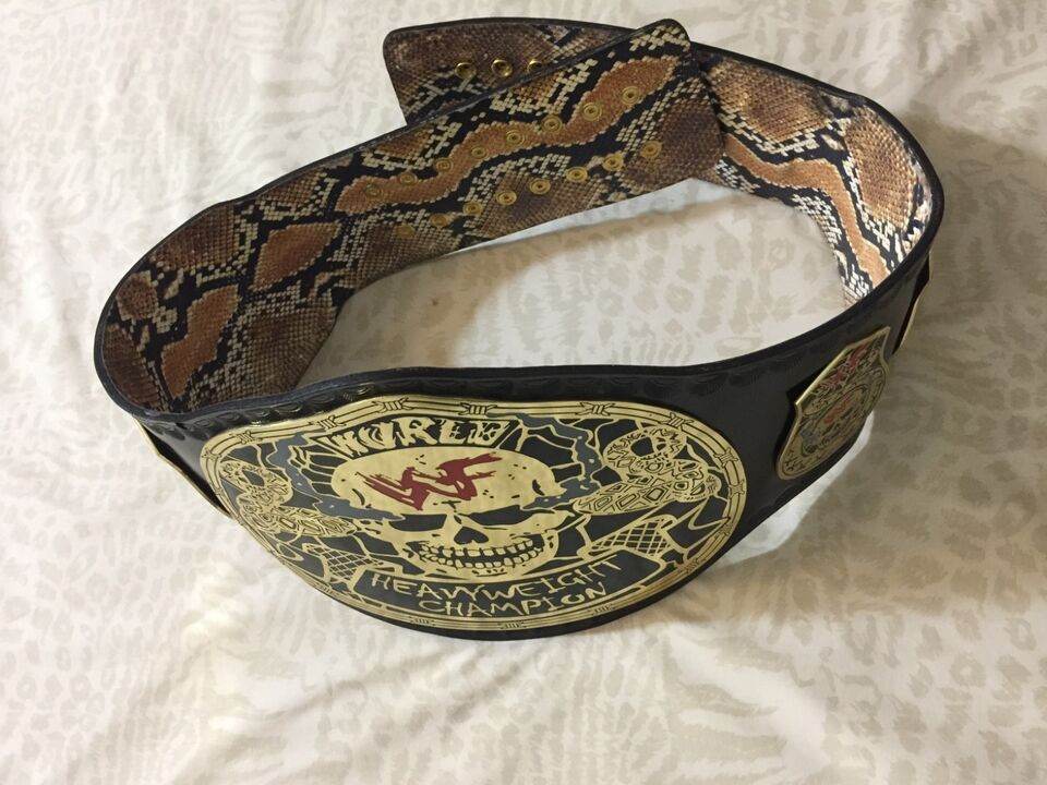 WWF Smoking Skull Championship Inspired Title Belt - 2 | Dash Racegear