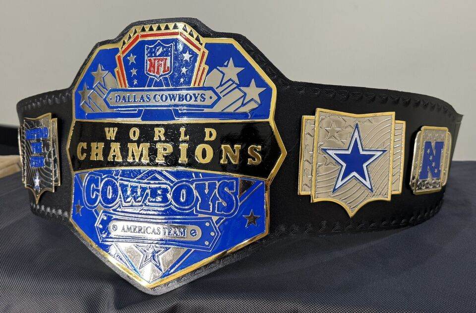 Dallas Cowboys Championship Belt 2mm brass adult size belt - 3 | Dash Racegear