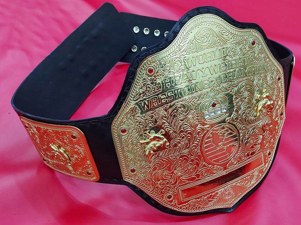WWE Big Gold World Heavyweight Championship Tittle Belt - 5 | Dash Racegear