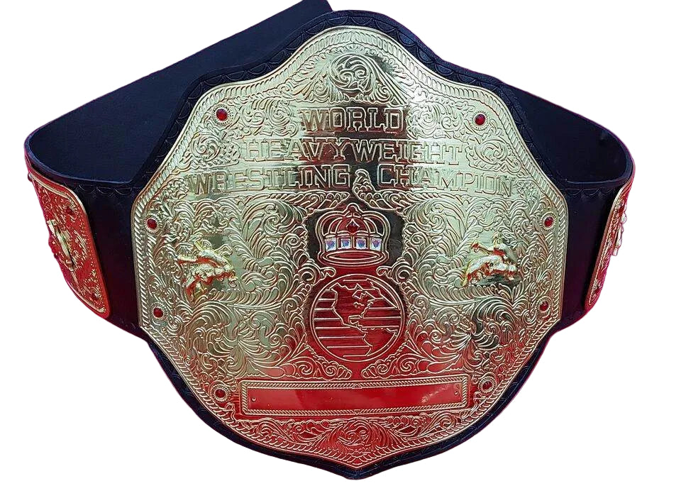 WWE Big Gold World Heavyweight Championship Tittle Belt - 1 | Dash Racegear