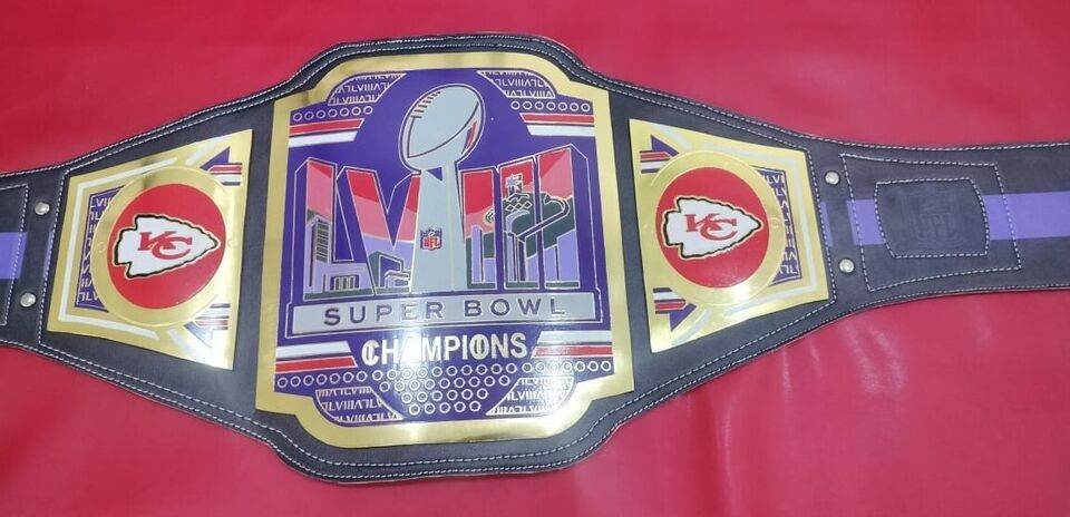 Kansas City Chiefs Edition Super Bowl LVIII Champions Legacy Title Belt - 8 | Dash Racegear