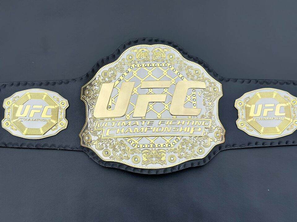 UFC Ultimate Championship Inspired Belt 2mm Brass Brand New Adult - 6 | Dash Racegear