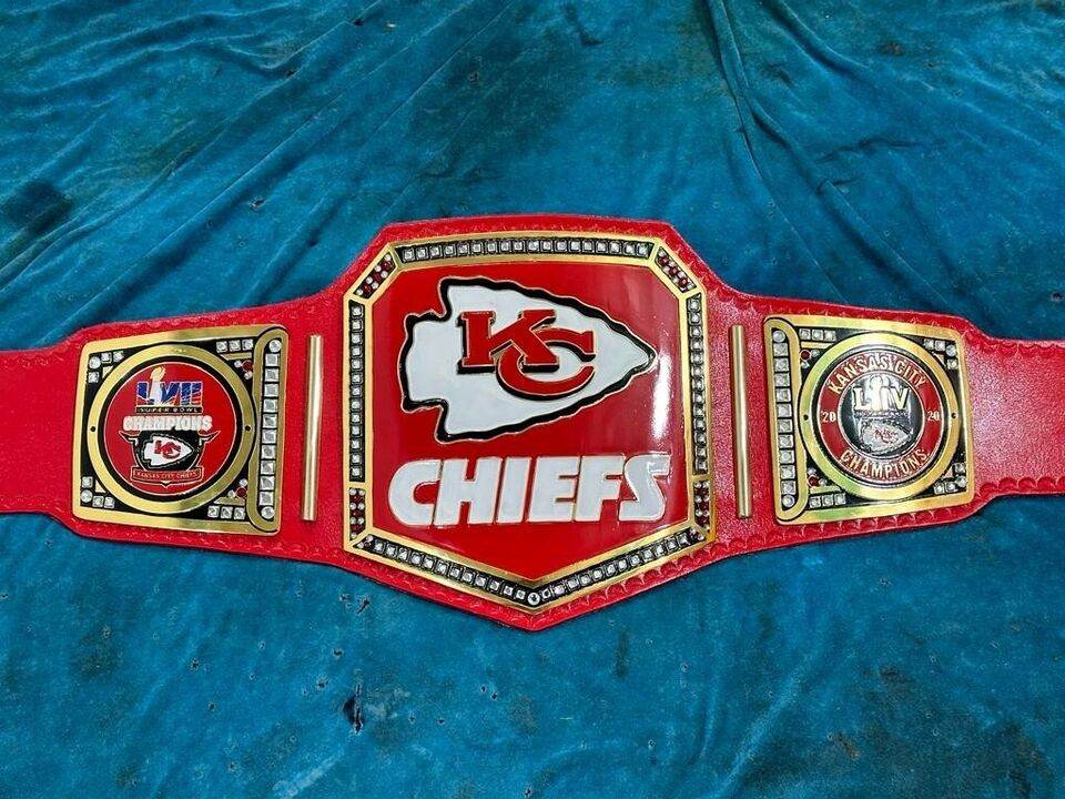 Kansas City Chiefs Super bowl Football NFL Championship Belt - 7 | Dash Racegear