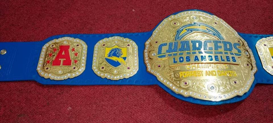 Los Angeles Chargers NFL championship Title Belt - 3 | Dash Racegear