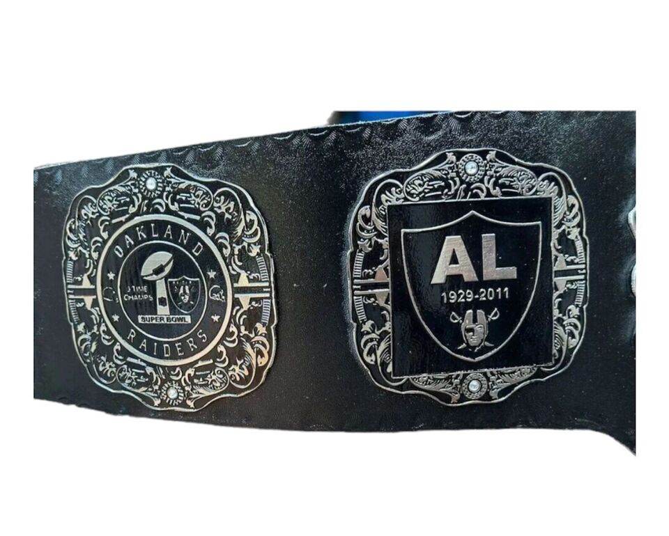 Las Vegas Raider Nation NFL Championship Inspired Title Belt - 3 | Dash Racegear