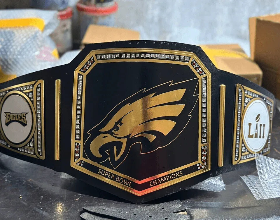 Philadelphia Eagles NFL Super Bowl Championship Belt - 4 | Dash Racegear