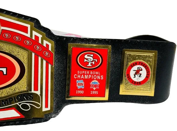 San Francisco SF 49ers NFL Championship Title Belt - 5 | Dash Racegear