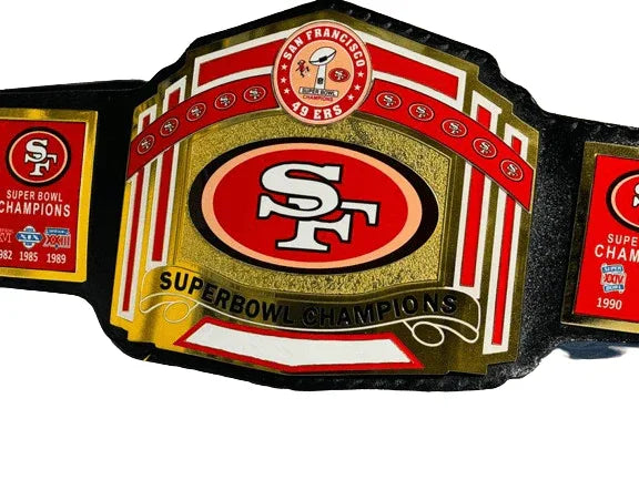 San Francisco SF 49ers NFL Championship Title Belt - 1 | Dash Racegear