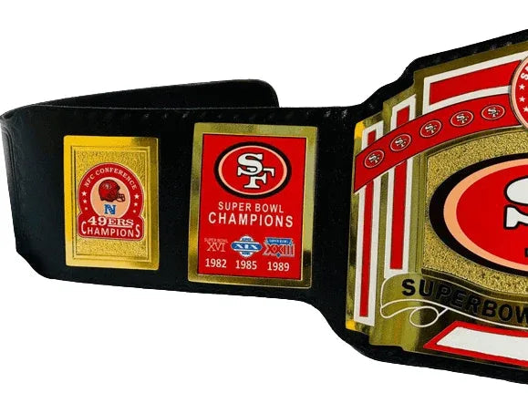 San Francisco SF 49ers NFL Championship Title Belt - 3 | Dash Racegear
