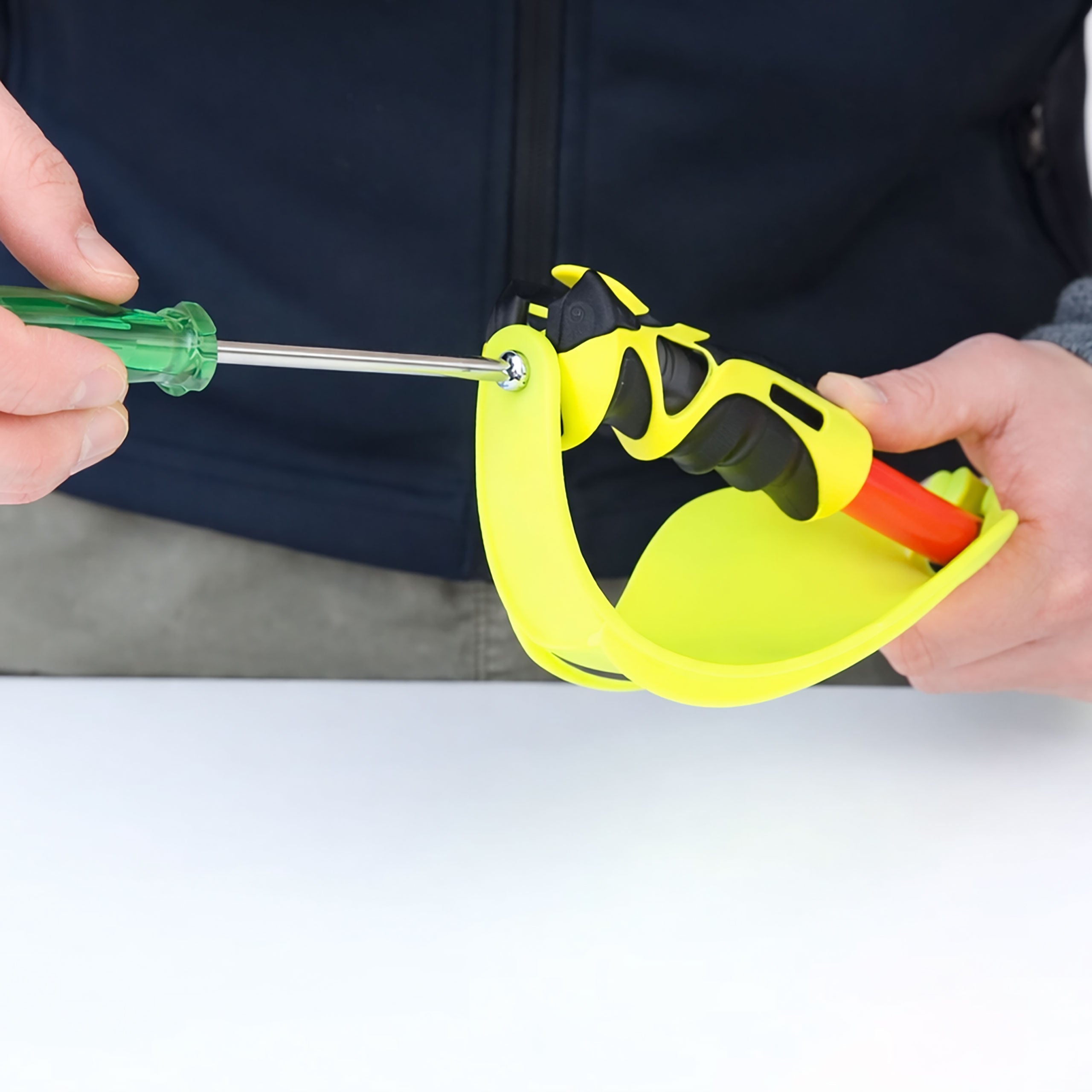 Ski Pole Guard Installation
