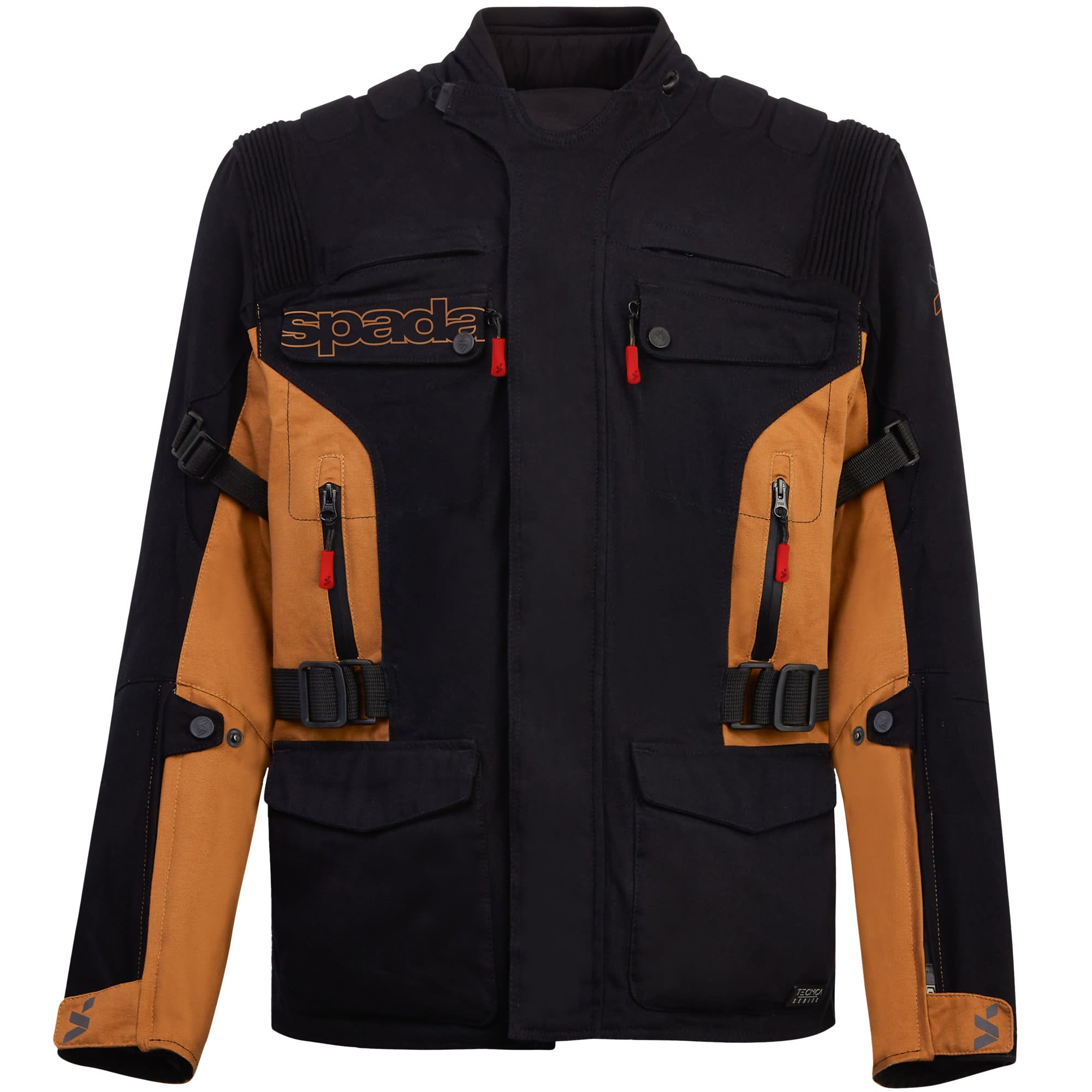Spada Ascent V3 CE Textile Jacket - Black / Tan by Spada - clearance motorcycle jacket