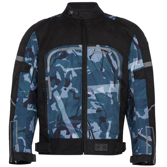 Spada Calgary Textile Jacket - Black / Green Camo by Spada - clearance motorcycle jacket