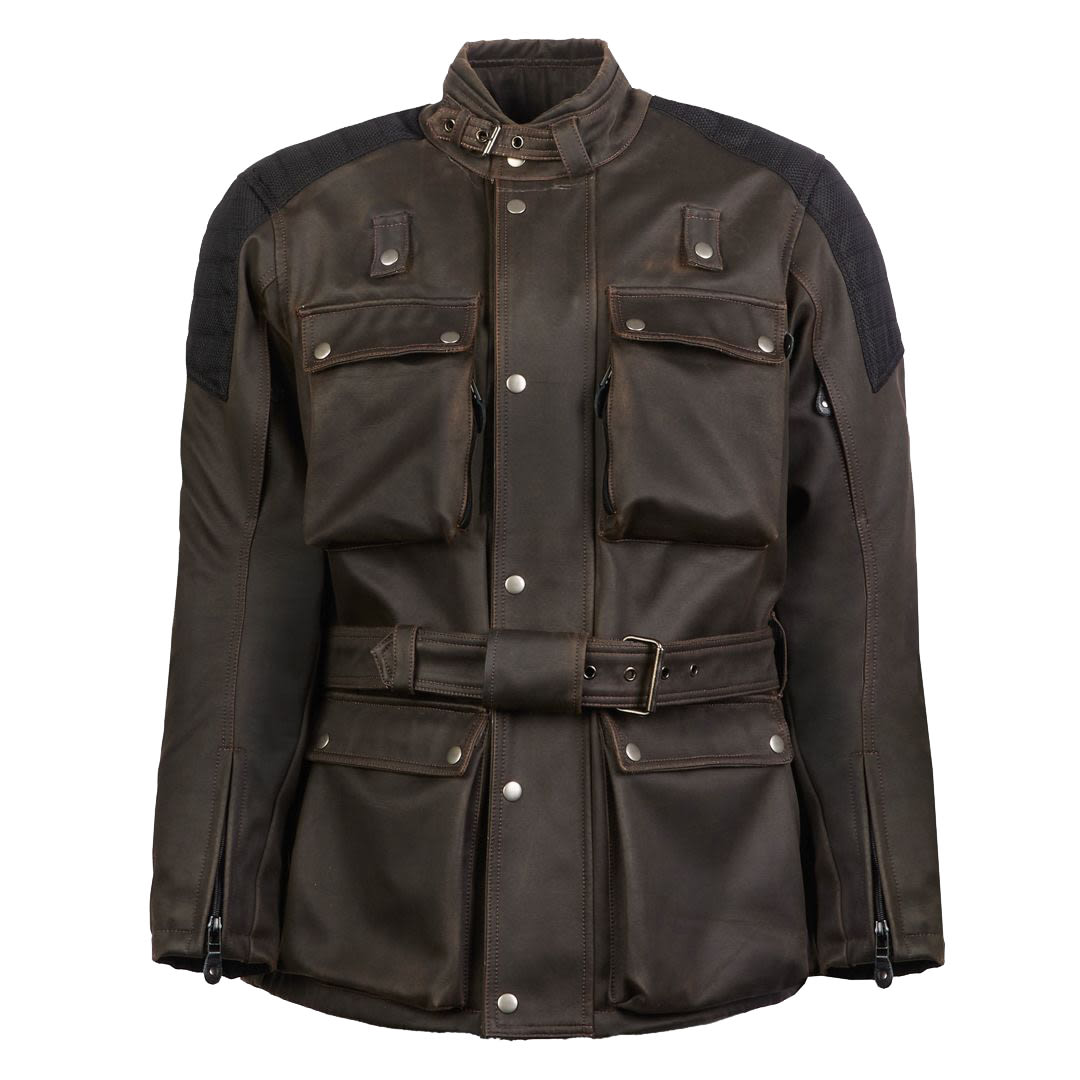 Spada Crossguard Waterproof Textile Jacket - Walnut by Spada - clearance motorcycle jacket