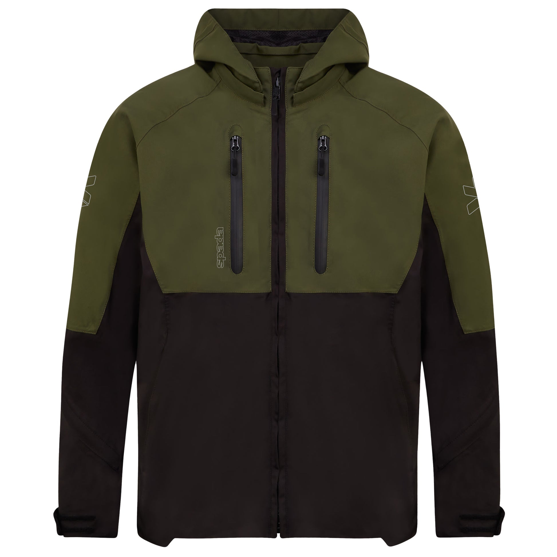 Spada Joe CE Jacket - Black / Green by Spada - clearance motorcycle jacket