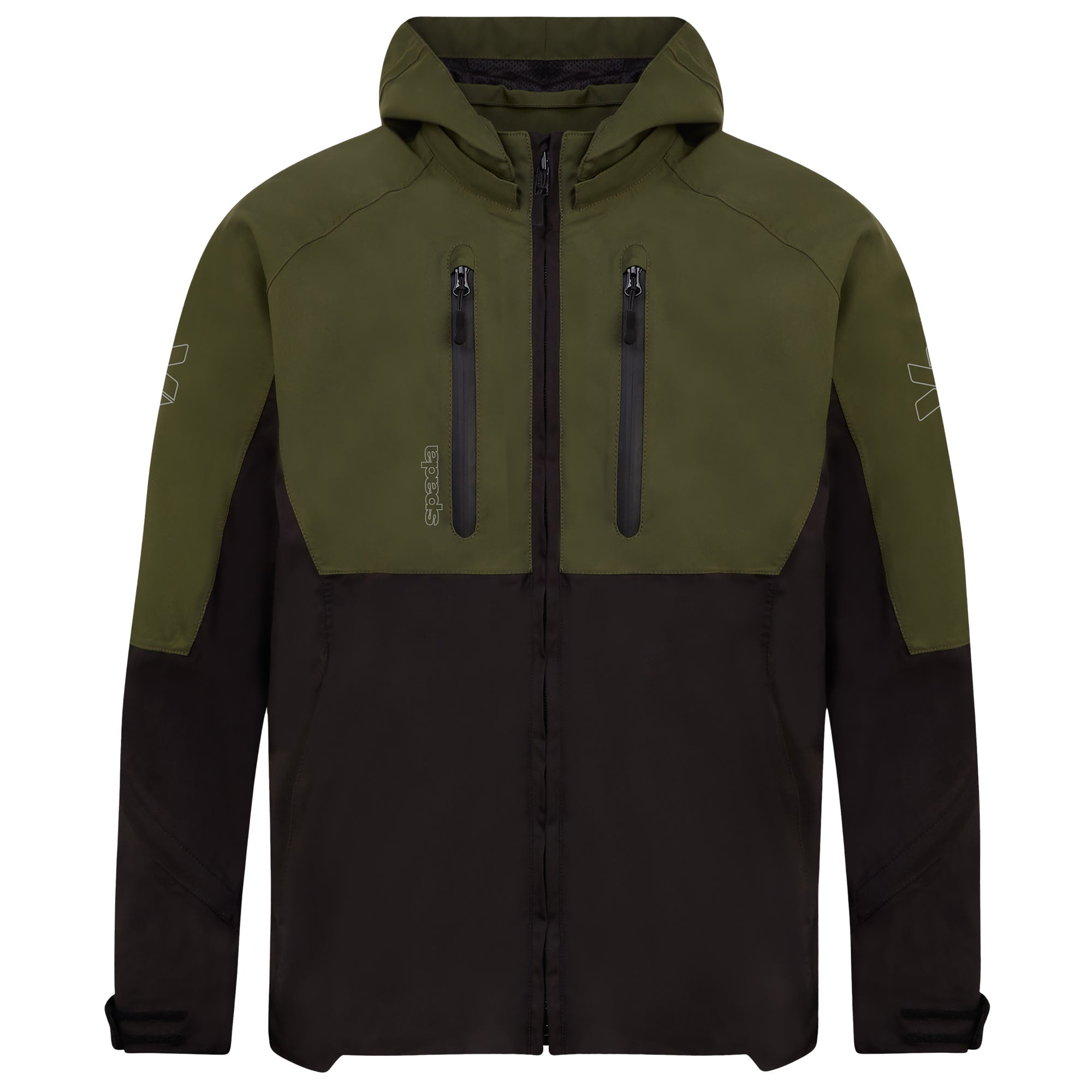 Spada Joe CE Jacket - Black / Green by Spada - clearance motorcycle jacket