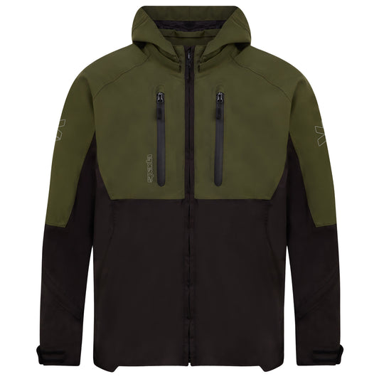 Spada Joe CE Jacket - Black / Green by Spada - clearance motorcycle jacket