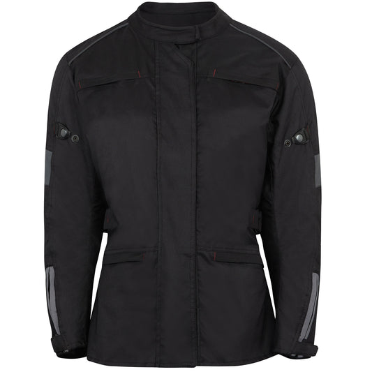 Spada Ladies Barn Q CE Textile Jacket - Black by Spada - clearance motorcycle jacket