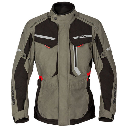 Spada Marakech Textile Jacket - Washed Olive by Spada - clearance motorcycle jacket