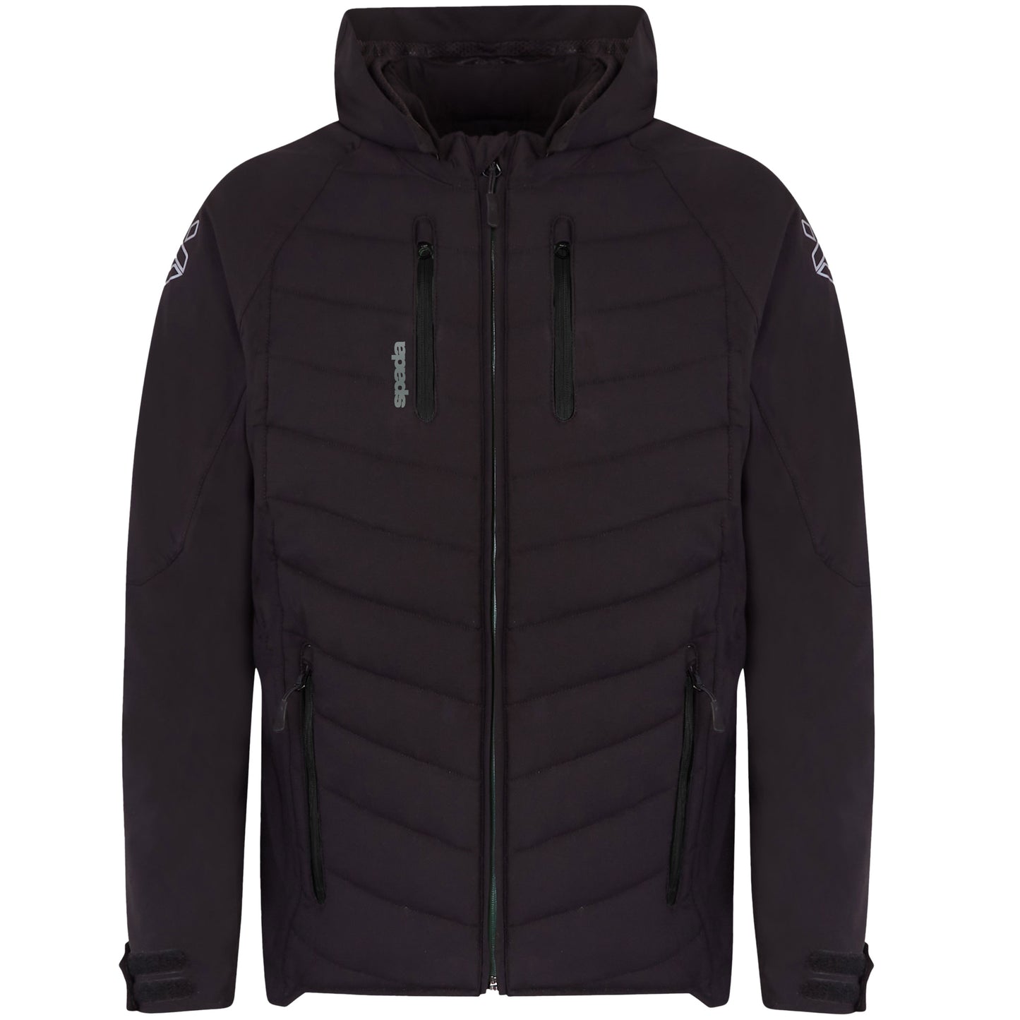 Spada Tino Quilted CE Textile Jacket - Black by Spada - clearance motorcycle jacket