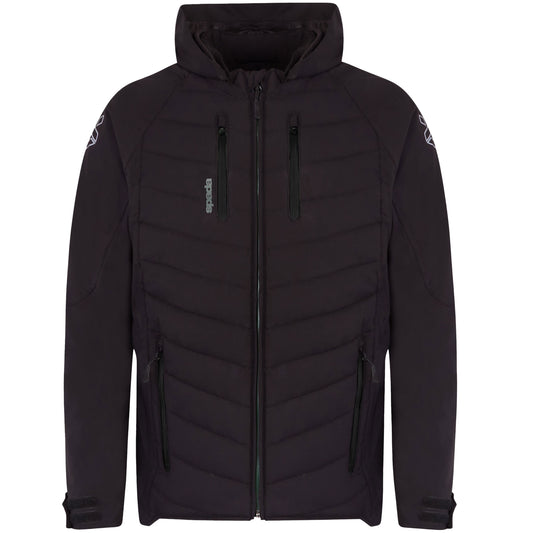 Spada Tino Quilted CE Textile Jacket - Black by Spada - clearance motorcycle jacket