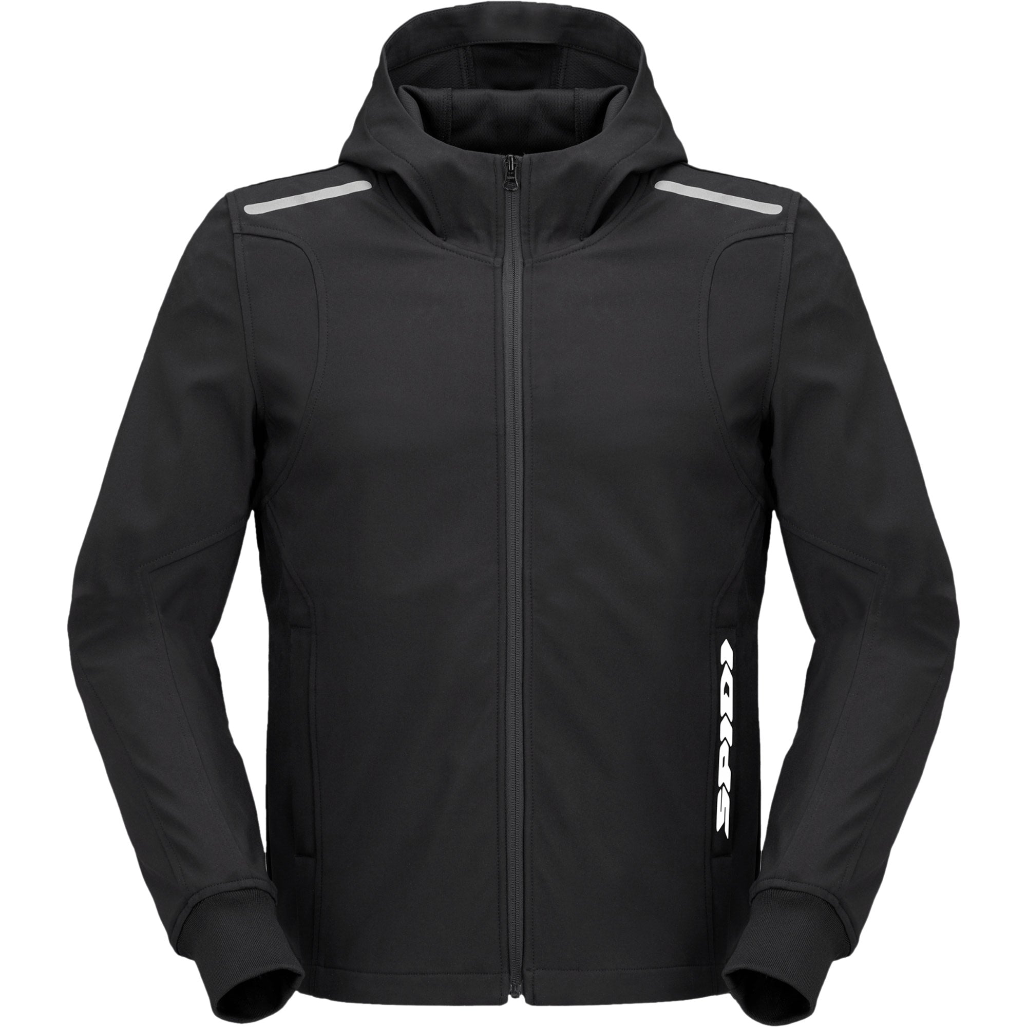 Spidi Hoodie Armour Light CE Textile Jacket - Black by Spidi - clearance motorcycle jacket