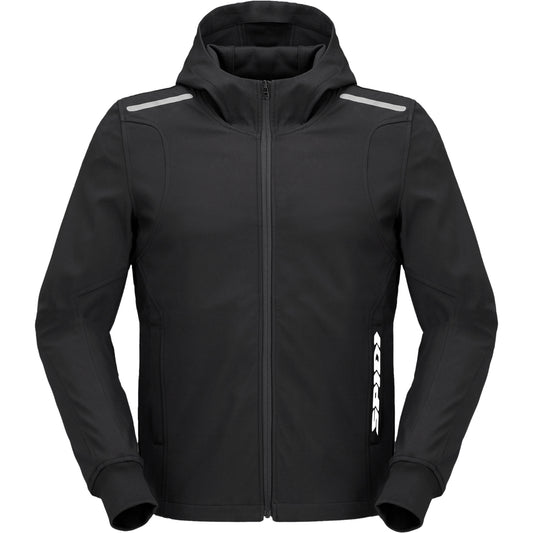 Spidi Hoodie Armour Light CE Textile Jacket - Black by Spidi - clearance motorcycle jacket