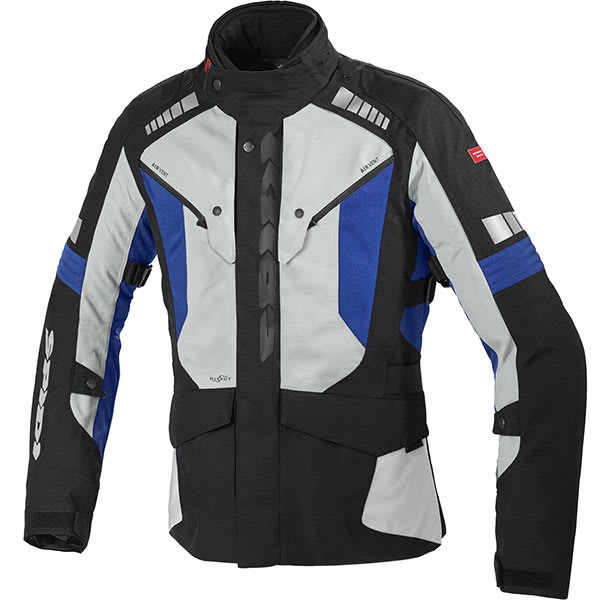 Spidi Outlander CE Textile Jacket - Black / Blue by Spidi - clearance motorcycle jacket