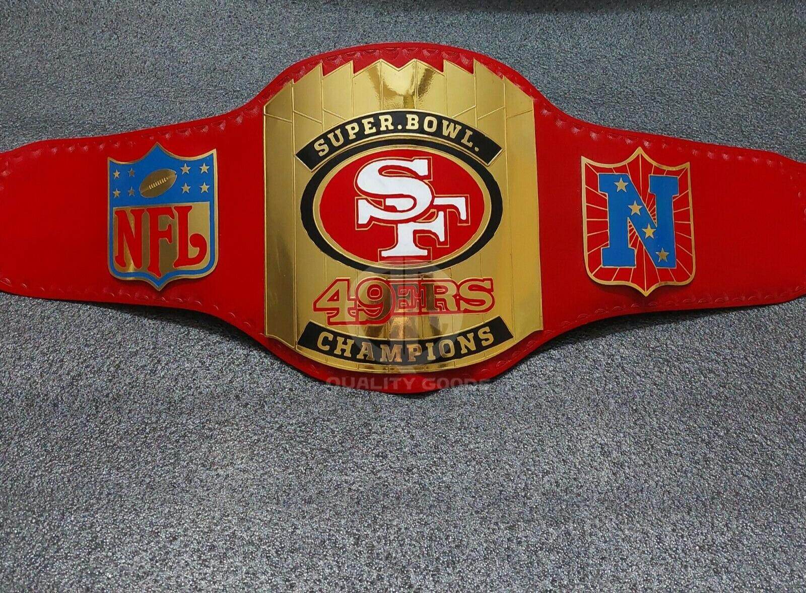 Super Bowl Sf 49ers Championship Inspired Title Belt - 6 | Dash Racegear