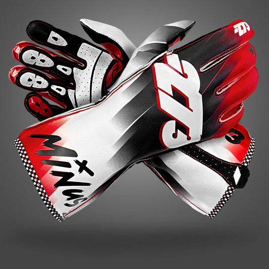 SUPERSONIC Red/Black/White - Glove | DASH RACEGEAR