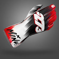 SUPERSONIC Red/Black/White - Glove | DASH RACEGEAR