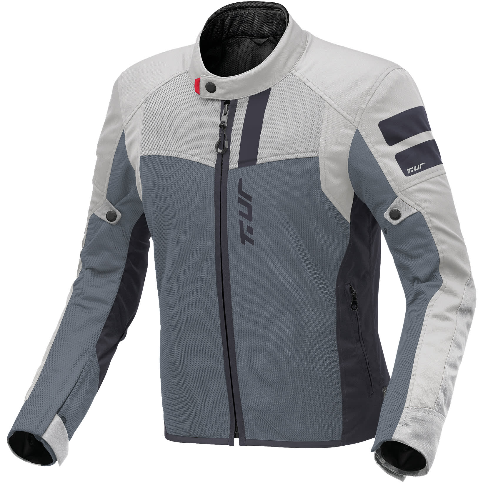 T.ur Elba Textile Jacket - Ice / Anthracite by T.ur - clearance motorcycle jacket