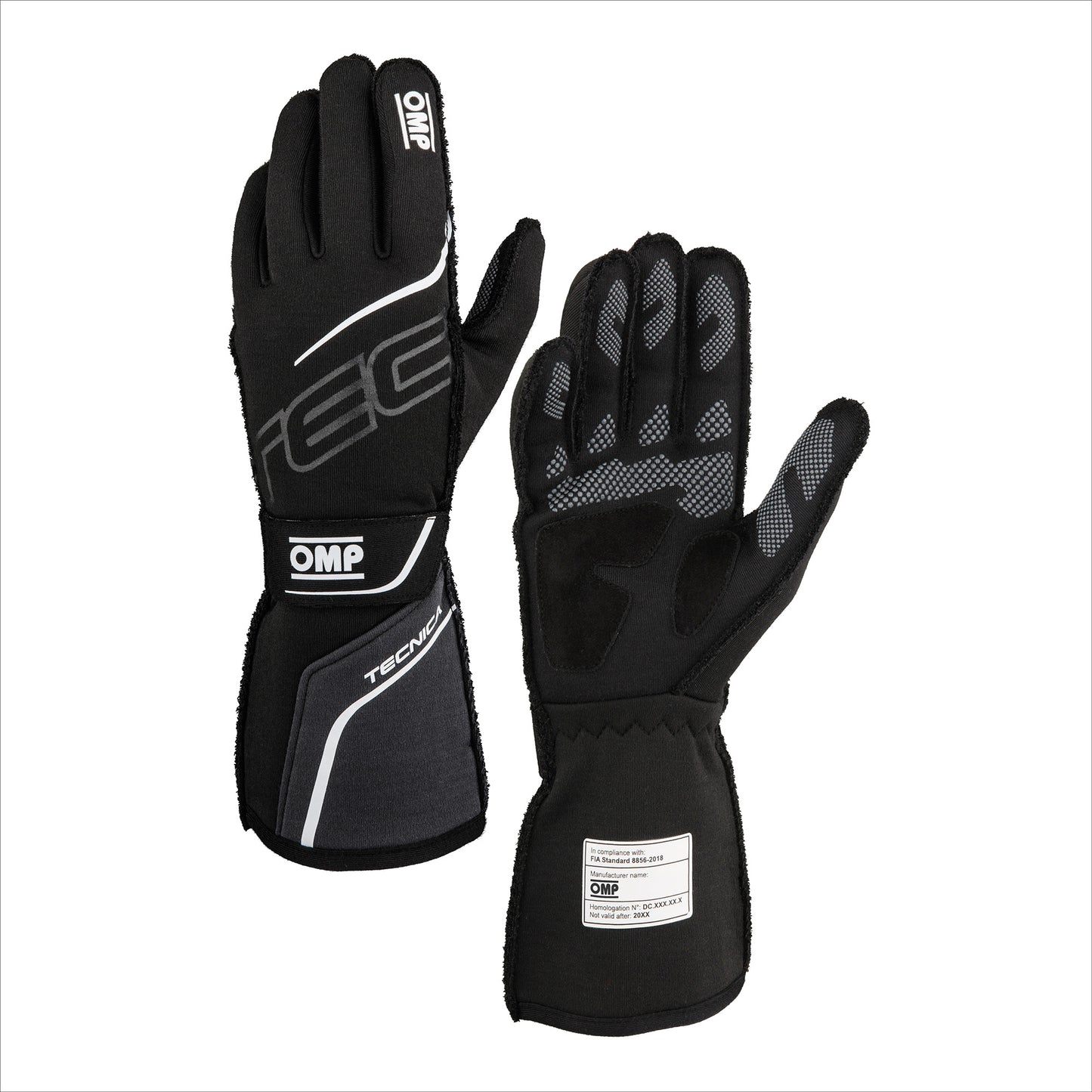 TECNICA GLOVES FIA 8856-2018 Black - Anthracite