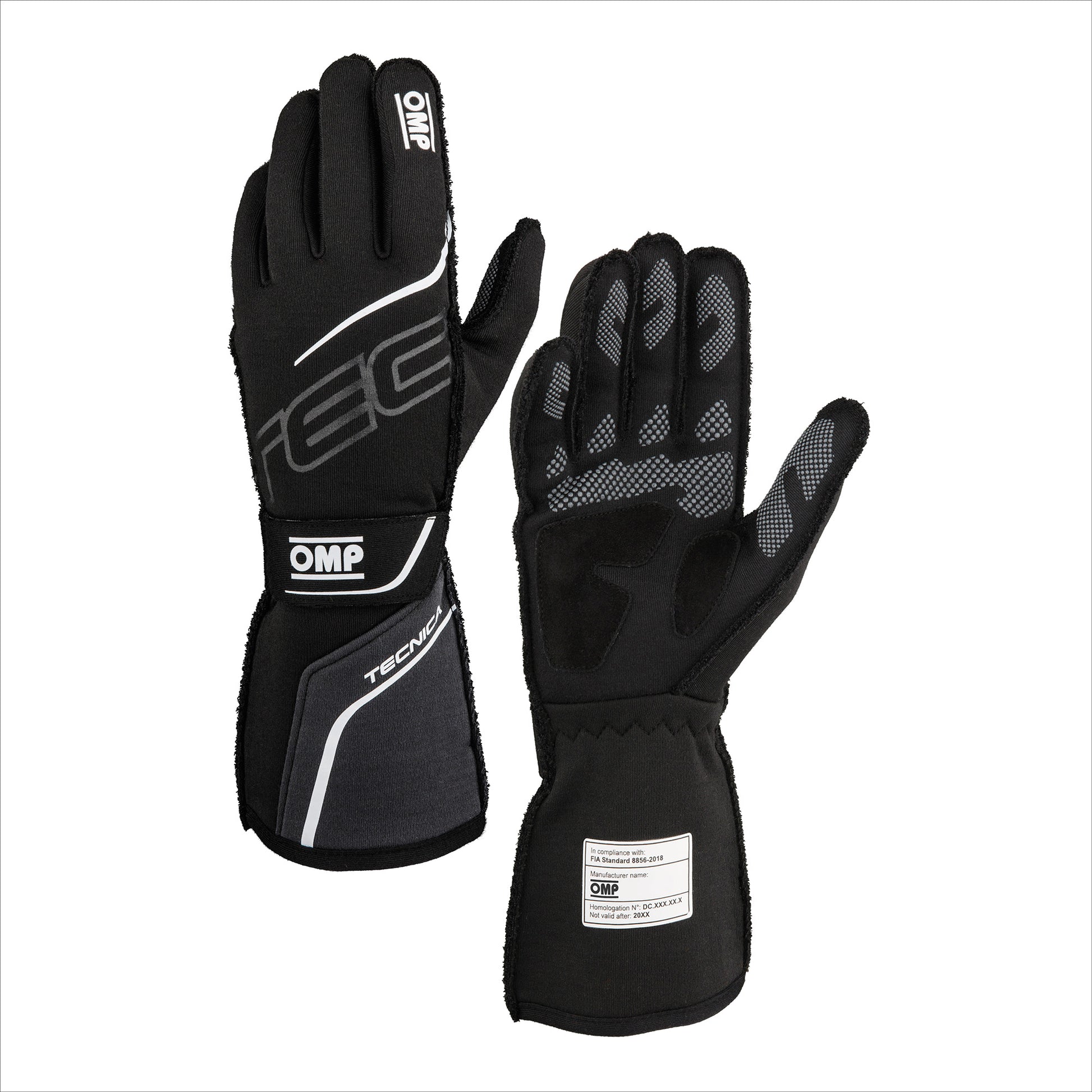 TECNICA GLOVES FIA 8856-2018 Black - Anthracite