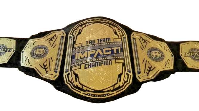 TNA Tag Team Impact Wrestling Championship Title Belt - 2 | Dash Racegear