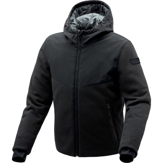 Tucano Urbano Bormio Knit Hydroscud Textile Jacket - Black by Tucano Urbano - clearance motorcycle jacket