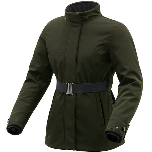Tucano Urbano Ladies Cortina Hydroscud Textile Jacket - Airborne Green by Tucano Urbano - clearance motorcycle jacket
