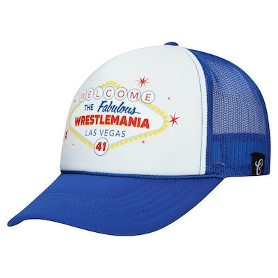 Men's White WrestleMania 2025 Contenders Adjustable Hat - DASH RACEGEAR image 1