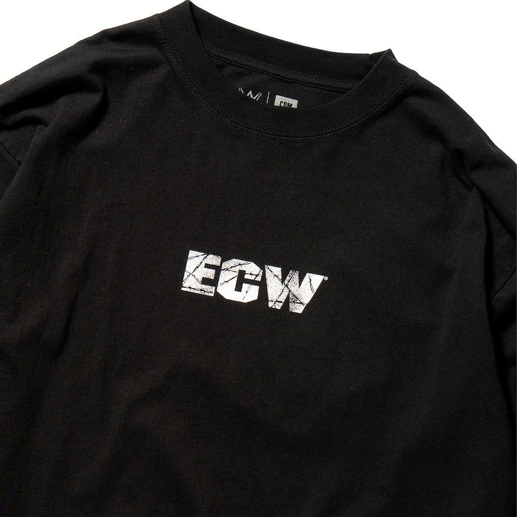 Unisex Complex x WWE Black ECW Hardcore Long Sleeve T-Shirt - DASH RACEGEAR image 5