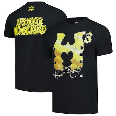 Men's Ripple Junction Black Triple H It's Good To Be King Vintage T-Shirt - DASH RACEGEAR image 1
