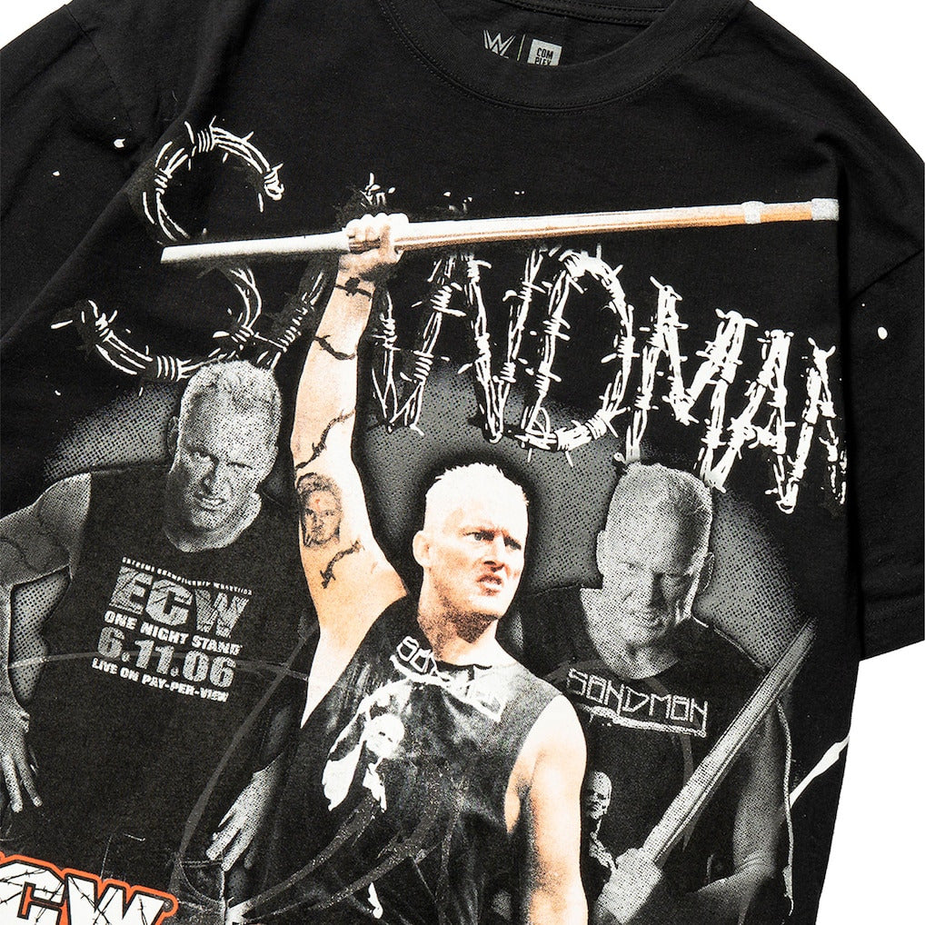 Unisex Complex x WWE Black The Sandman T-Shirt - DASH RACEGEAR image 4