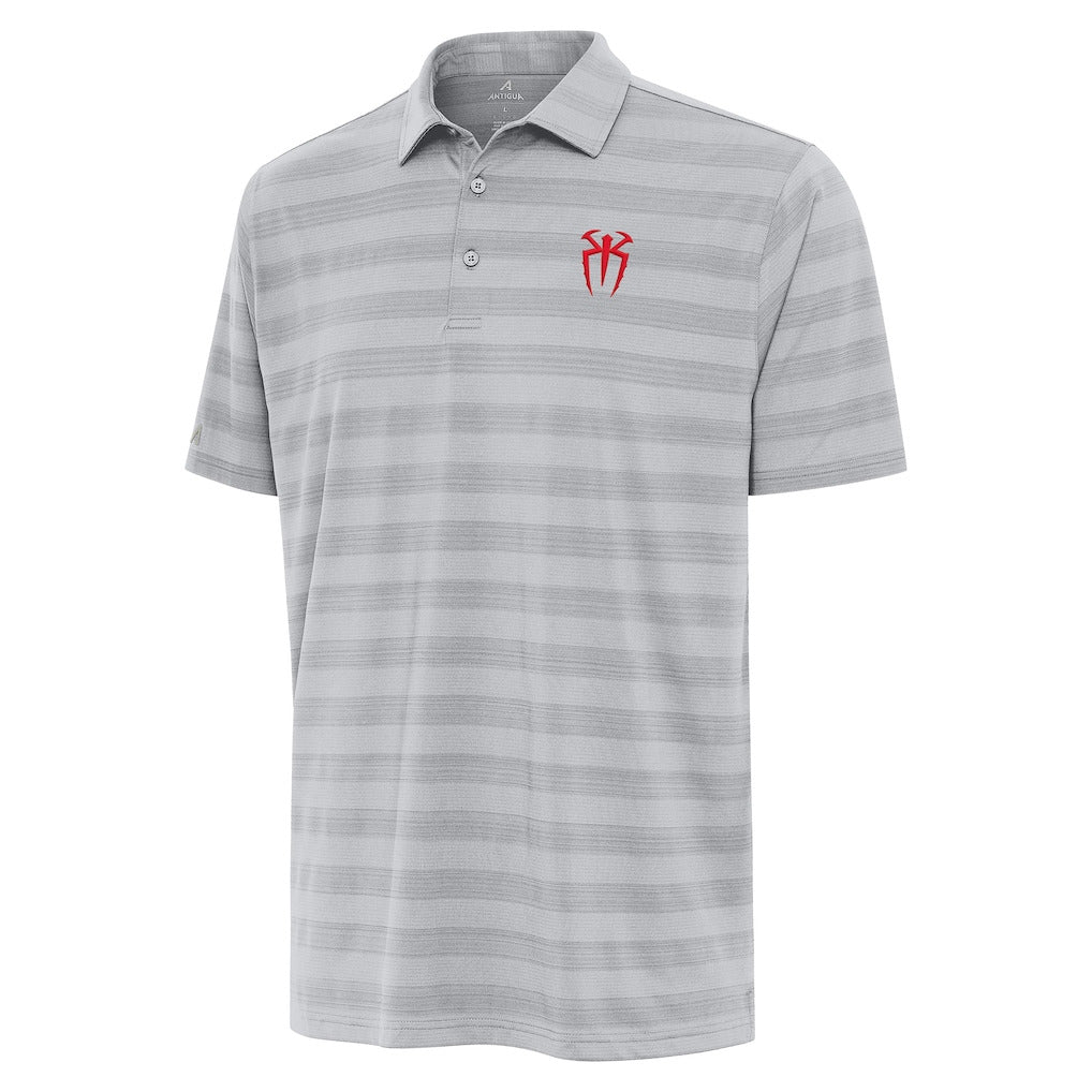 Men's Antigua Gray Roman Reigns Tunnel Polo - DASH RACEGEAR image 2