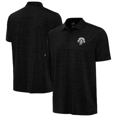 Men's Antigua Heather Black Randy Orton Layout Polo - DASH RACEGEAR image 1
