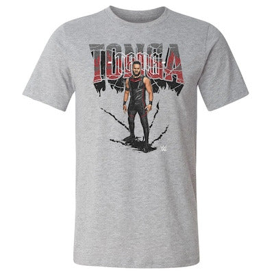 Men's 500 Level Heather Gray Tama Tonga Grunge T-Shirt - DASH RACEGEAR image 1