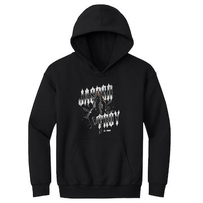 Youth 500 Level Black Jasper Troy Grunge Hoodie - DASH RACEGEAR image 1