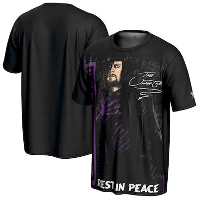 Men's ProSphere Black The Undertaker Rest In Peace T-Shirt - DASH RACEGEAR image 1