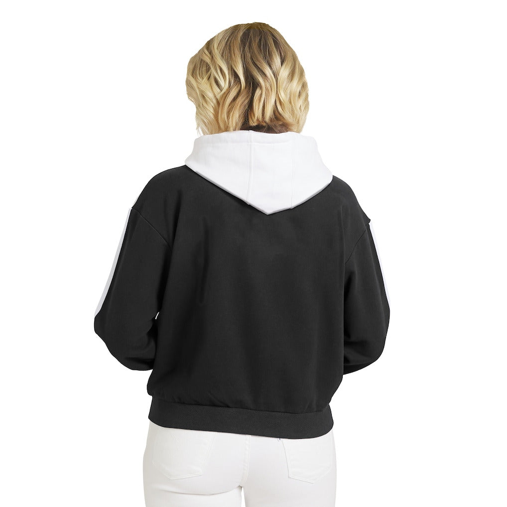 Women's WEAR by Erin Andrews Black SummerSlam 2026 Colorblock Full-Zip Hoodie - DASH RACEGEAR image 2
