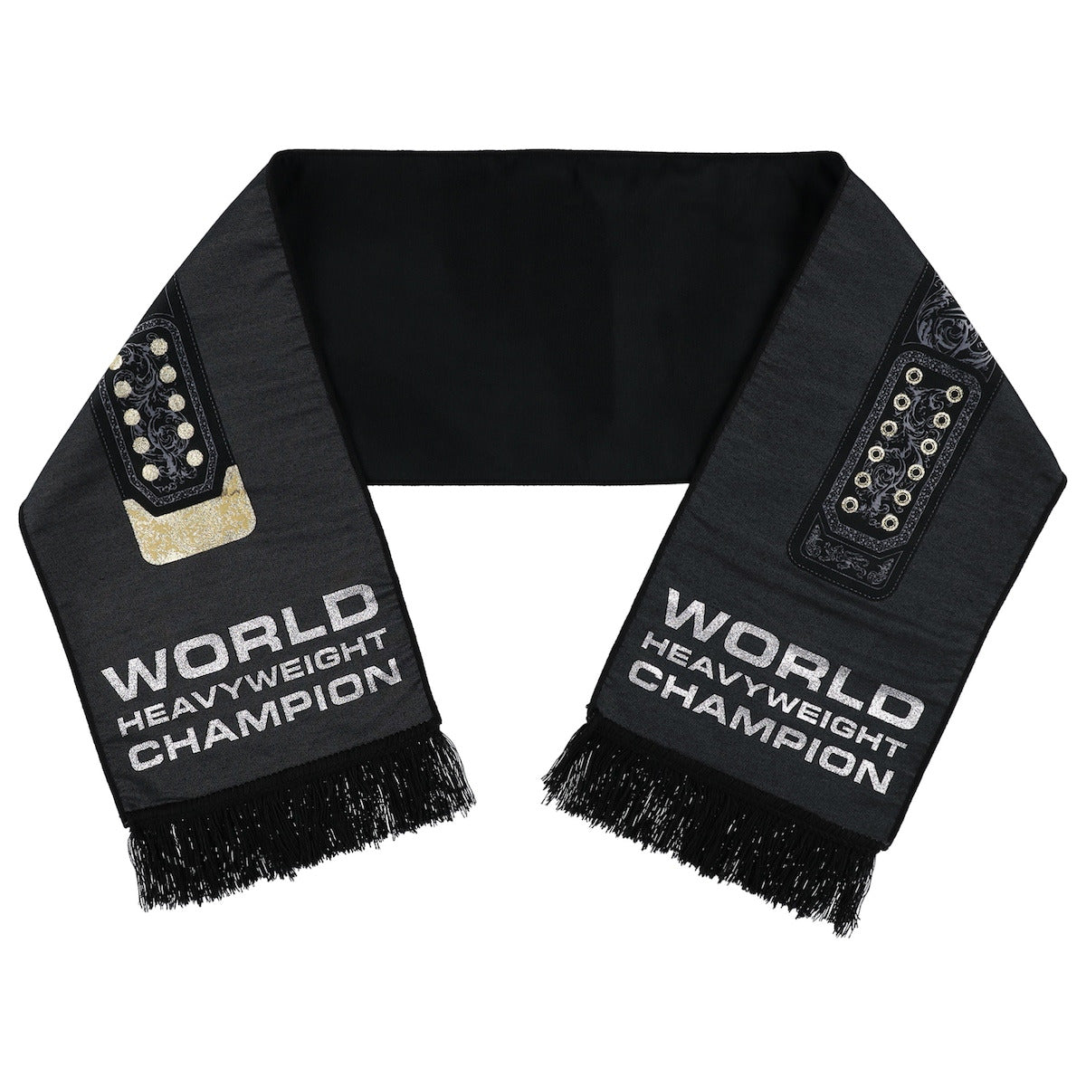 WWE World Heavyweight Champion Metallic Woven Scarf